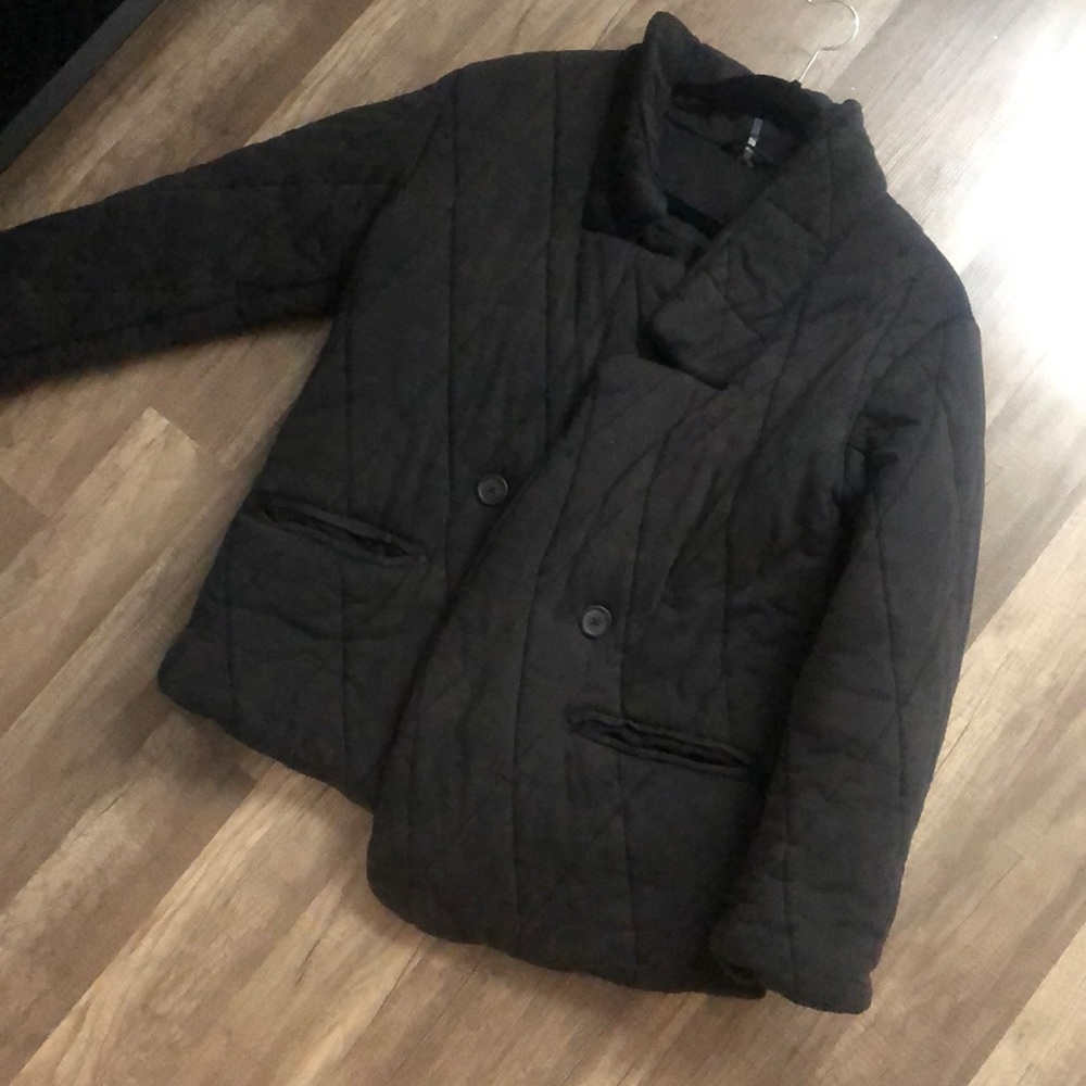 Quilted blanket cardigan